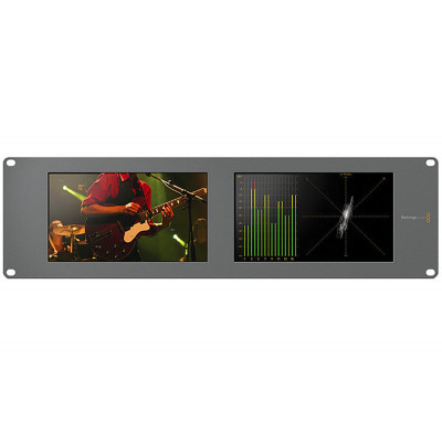 DOUBLE ECRAN AVEC WAVE FORM ET ENTREES COMPATIBLE 4K BLACKMAGIC