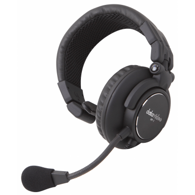 CASQUE PROFESSIONNEL ONE-EAR AVEC MICRO POUR ITC-100SL DATAVIDEO