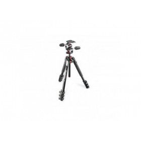 Manfrotto MK190XPRO4-3W 190, Kit Trepied 3 sections - Rotule, alu