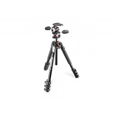 Manfrotto MK190XPRO4-3W 190, Kit Trepied 3 sections - Rotule, alu