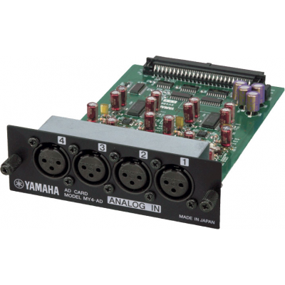 CARTE 4 ENTREES ANALOG LIGNE XLR 24 BITS YAMAHA