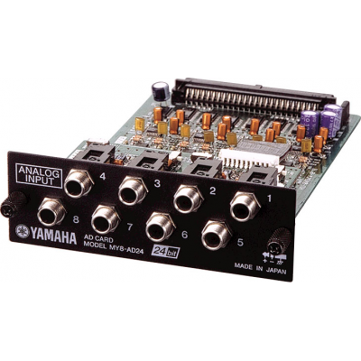 CARTE 8 ENTREES ANALOG LIGNE JACK 24 BITS YAMAHA