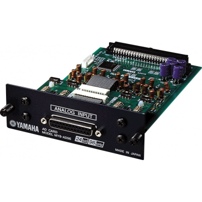 CARTE 8 ENTREES ANALOGIQUES DSUB/25 CONVERSTION 24B/96KHZ YAMAHA
