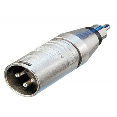 Neutrik NA2 MPMM Adaptateur XLR mâle - Cinch (RCA) mâle
