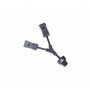 Hawk-Woods - Power-Con 2-pin PlugM 2-way Power-ConF, 6cm