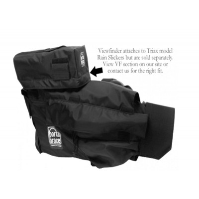 Porta Brace RS-55TX Rain Slicker/Triax, Black