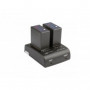 SWIT S-3602B 2x2A DV charger compatible to  Panasonic VBG series