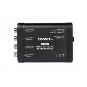 SWIT S-4607 Heavy Duty Bi-directional 3G-SDI / Optical converter