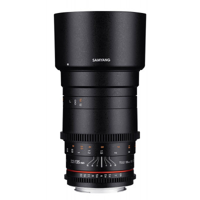 OPTIQUE CINEMA EF 135MM T2.2 VDSLR SAMYANG