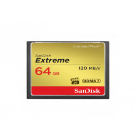 Sandisk Carte memoire CompactFlash "Extreme", 64GB, UDMA7, VPG20