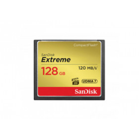 Sandisk Carte memoire CompactFlash "Extreme", 128GB, UDMA7, VPG20