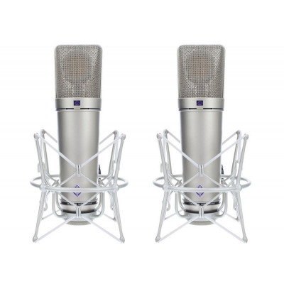 Neumann U 87 Ai(x2) Micro grande membrane Omni/Cardioide + EA 87(x2)