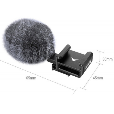 SmallRig Cold Shoe Adapter with Windshield for Sony ZV-E10 and ZV-1