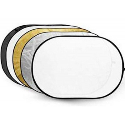 CARUBA  Diffuseur et réflecteur ovale pliant 5 en 1 grande taille