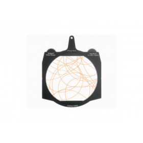 Lindsey Brilliant 4x5.65" Rota-Streak ORANGE Swirl