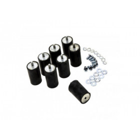 SKB kit de 8 amortisseurs elastomere pour shock racks skb