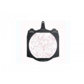 Lindsey Brilliant 4x5.65" Rota-Streak RED Confetti