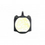 Lindsey Brilliant 4x5.65" Rota-Streak YELLOW Swirl