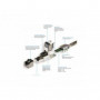 Tesca cordon flexilan 6100 connecteurs RJ45 telegartner de 10m