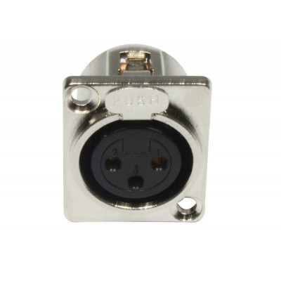 American DJ AC-C-XF3 XLR 3pin female panel metal