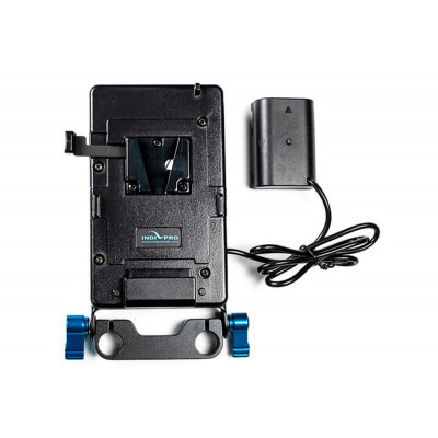 IndiPro V-Mount Battery Adapter Plate with Pansonic DMW-BLF19 Type