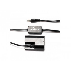 IndiPro 2.5mm Male Power Cable to Canon LP-E6 Type Dummy Battery