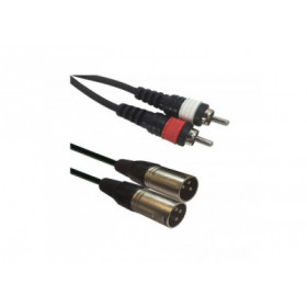 American DJ AC-2XM-2RM/1,5 2x XLR male/2 x RCA 1,5m