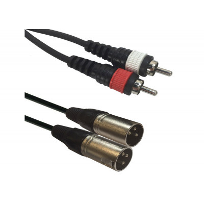 American DJ AC-2XM-2RM/1,5 2x XLR male/2 x RCA 1,5m