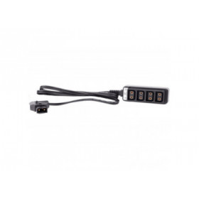 IndiPro D-Tap to 4-Way D-Tap Splitter Cable Converter