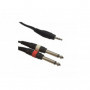 American DJ AC-J3S-2J6M/1,5 Jack 3,5 Stereo/2x 6,3 J