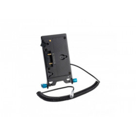 IndiPro Gold Mount Battery Plate with 15mm Rod Mount with Coiled