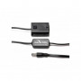 IndiPro 2.5mm Male Power Cable to Sony NP-FW50 Dummy Battery