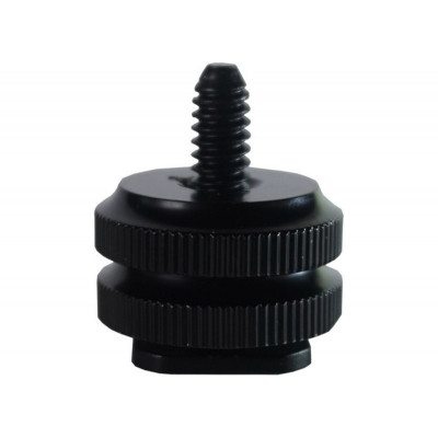IndiPro Hot Shoe to 1/4"-20 Male Post Adapter