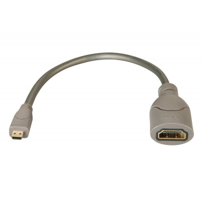 Lindy cable adaptateur HDMI F vers micro HDMI M 0.15 metre
