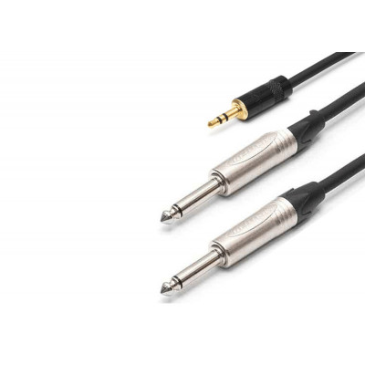 Tesca cordon jack 3.5 s M/2 jack 6.35 Mono M et cable Amazone de 3M
