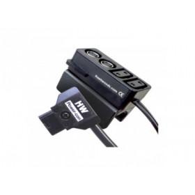 Hawk-Woods - Power-conM - 15cm - Power-Con x2 (F) -Hirose (F) Clip On