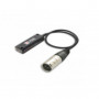 Hawk-Woods - XLR 4-pin (male) USB 15cm 5V length