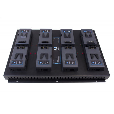 Hawk-Woods - 8-Channel V-Lok Simultaneous Wall Mount Charger
