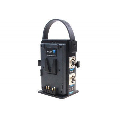Hawk-Woods - V-Lok Dual Docking Adaptor - 2x XLR3 (24v) 200w