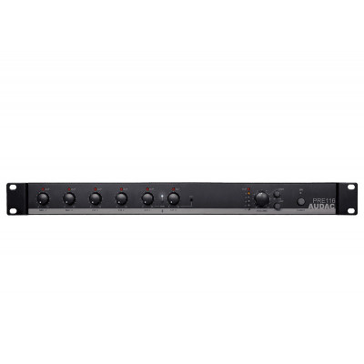 Audac Preamplificateur 6 canaux stéréo PRE116