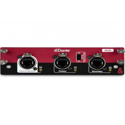 Allen & Heath - Cartes optionnelles - Carte reseau audio Dante 64x64