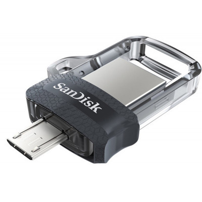 Sandisk Cle USB/Micro-USB 3.0 "Ultra Dual Drive m3.0", 64GB, 150MB/s