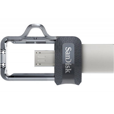 Sandisk Cle USB/Micro-USB 3.0 "Ultra Dual Drive m3.0", 128GB, 150MB/s