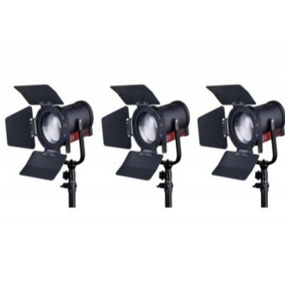 SWIT FL-C60D 3KIT Set of 3 x 60W LED Spotlight, 25000lux, V-Mount
