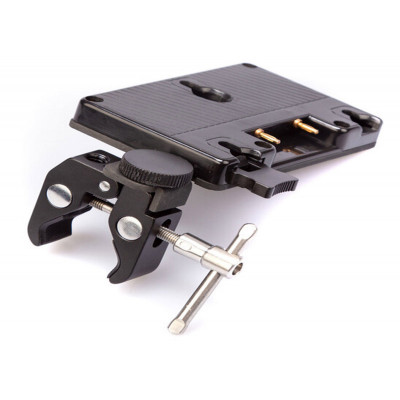 SWIT S-7200A Gold-mount battery plate with clamp for tripod mount