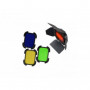 Godox BD-07 Grille nid d'abeille & 4 filtres colores