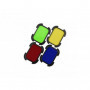 Godox BD-07 Grille nid d'abeille & 4 filtres colores