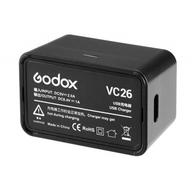 Godox VC-26 Chargeur USB pour flash V1