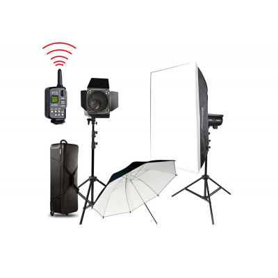 Godox ProKit 2 DP600III  2 flashs DP600III, 2 pieds, 1 softbox, 1 bol