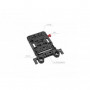 SmallRig 3016 V Mount Battery Plate with Dual 15mm Rod Clamp 3016